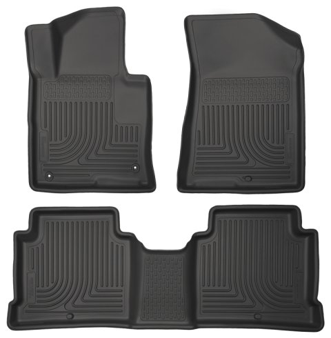 Husky Liners 2015 Hyundai Sonata Weatherbeater Black Front & 2nd Seat Floor Liners thumbnail 4