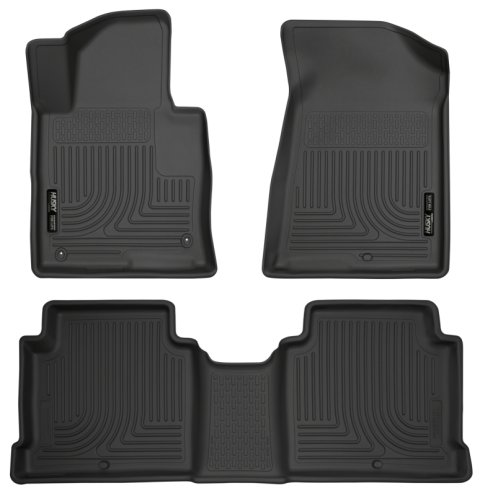 Husky Liners 2015 Hyundai Sonata Weatherbeater Black Front & 2nd Seat Floor Liners thumbnail 8