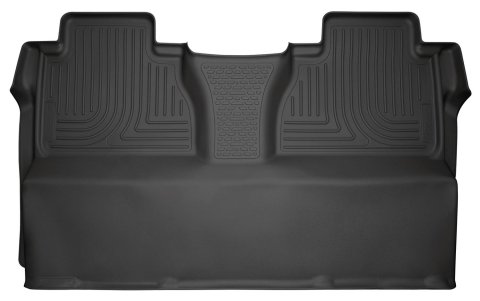 Husky Liners 14-15 Toyota Tundra CrewMax Cab Pickup Weatherbeater Black 2nd Seat Floor Liners