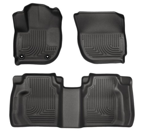 Husky Liners 15 Honda Fit Weatherbeater Black Front and Second Seat Floor Liners thumbnail 3