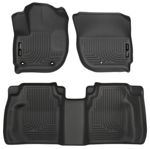 Husky Liners 15 Honda Fit Weatherbeater Black Front and Second Seat Floor Liners thumbnail 5