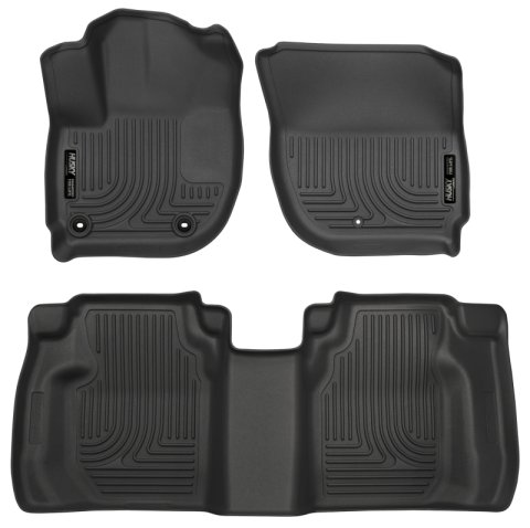 Husky Liners 15 Honda Fit Weatherbeater Black Front and Second Seat Floor Liners thumbnail 6