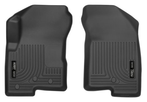 Husky Liners 07-12 Dodge Caliber / 07-12 Jeep Compass WeatherBeater Front Row Black Floor Liners thumbnail 1