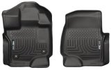 Husky Liners 15-23 Ford F-150 Super/Super Crew Cab WeatherBeater Black Front Floor Liners thumbnail 4