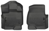Husky Liners 15-23 Ford F-150 Super/Super Crew Cab WeatherBeater Black Front Floor Liners thumbnail 6