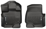 Husky Liners 15-23 Ford F-150 Super/Super Crew Cab WeatherBeater Black Front Floor Liners thumbnail 8