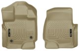 Husky Liners 15-23 Ford F-150 Super/Super Crew Cab WeatherBeater Tan Front Floor Liners thumbnail 5