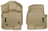 Husky Liners 15-23 Ford F-150 Super/Super Crew Cab WeatherBeater Tan Front Floor Liners thumbnail 6