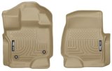 Husky Liners 15-23 Ford F-150 Super/Super Crew Cab WeatherBeater Tan Front Floor Liners thumbnail 7