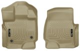 Husky Liners 15-23 Ford F-150 Super/Super Crew Cab WeatherBeater Tan Front Floor Liners thumbnail 8
