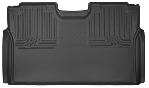 Husky Liners 15-23 Ford F-150 SuperCrew Cab WeatherBeater Black 2nd Seat Floor Liner thumbnail 7