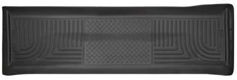 Husky Liners 11-15 Ford F250/F350/F450 Super Duty Crew Cab WeatherBeater Black 2nd Seat Floor Liners thumbnail 1