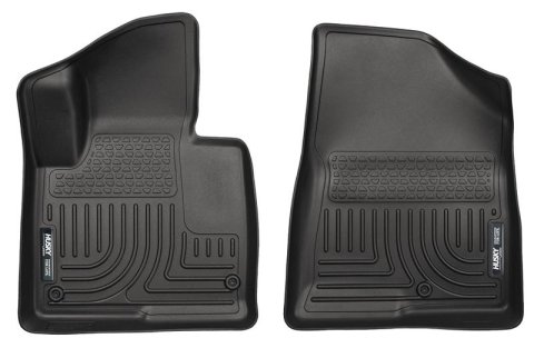 Husky Liners 13-15 Hyundai Sante Fe GLS/Limited WeatherBeater Front Row Black Floor Liners thumbnail 4