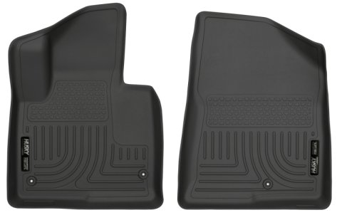Husky Liners 13-15 Hyundai Sante Fe GLS/Limited WeatherBeater Front Row Black Floor Liners thumbnail 7