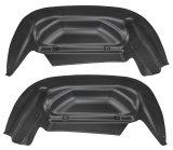 Husky Liners 14-15 Chevy/GMC Silverado/Sierra Black Rear Wheel Well Guards thumbnail 1
