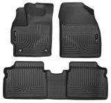 Husky Liners 2015 Toyota Prius WeatherBeater Black Front & 2nd Seat Floor Liners thumbnail 9
