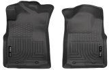 Husky Liners 05-15 Toyota Tacoma Crew/Extended/Standard Cab WeatherBeater Front Black Floor Liners thumbnail 1