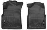 Husky Liners 05-15 Toyota Tacoma Crew/Extended/Standard Cab WeatherBeater Front Black Floor Liners thumbnail 4