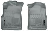 Husky Liners 05-15 Toyota Tacoma Crew/Extended/Standard Cab WeatherBeater Front Grey Floor Liners thumbnail 2