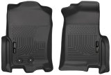 Husky Liners 2015 Ford Expedition/Lincoln Navigator WeatherBeater Front Black Floor Liners thumbnail 2