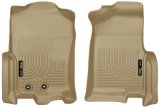 Husky Liners 2015 Ford Expedition/Lincoln Navigator WeatherBeater Front Tan Floor Liners thumbnail 2