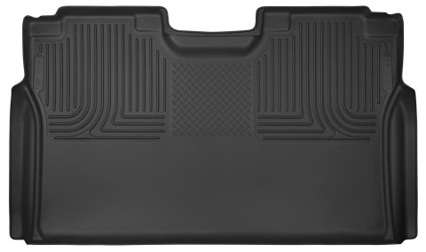 Husky Liners 15-17 Ford F-150 SuperCrew X-Act Contour Black 2nd Seat Floor Liners (Full Coverage) thumbnail 1