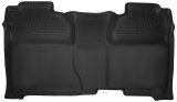 Husky Liners 14-15 Chevy Silverado Crew Cab X-Act Contour Black 2nd Row Floor Liners thumbnail 2