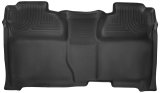 Husky Liners 14-15 Chevy Silverado Crew Cab X-Act Contour Black 2nd Row Floor Liners thumbnail 3