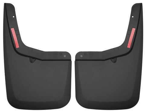 Husky Liners 2015 Ford F-150 w/ OE Fender Flares Mud Guards Black Rear Mud Guards thumbnail 1