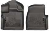 Husky Liners 15-23 Ford F-150 Standard Cab Pickup WeatherBeater Front Black Floor Liners thumbnail 2