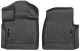 Husky Liners 15-23 Ford F-150 Standard Cab Pickup WeatherBeater Front Black Floor Liners thumbnail 3