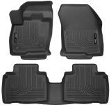 Husky Liners 2015 Ford Edge WeatherBeater Front & 2nd Row Combo Black Floor Liners thumbnail 1