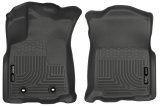 Husky Liners 2016 Toyota Tacoma w/ Auto Trans WeatherBeater Front Black Floor Liners thumbnail 5