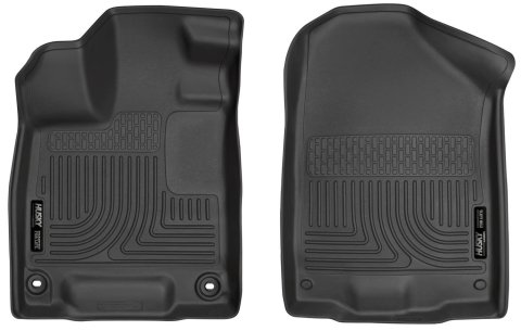 Husky Liners 2016 Honda Pilot WeatherBeater Front Black Floor Liners thumbnail 1