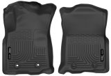 Husky Liners 2016 Toyota Tacoma w/ Manual Trans WeatherBeater Front Black Floor Liners thumbnail 1