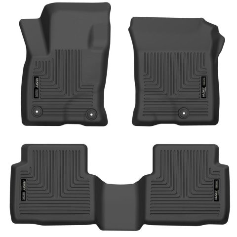 Husky Liners 20-21 Ford Escape All Models Exc Hybrid Weatherbeater Front and 2nd Seat Liners - BLK thumbnail 2