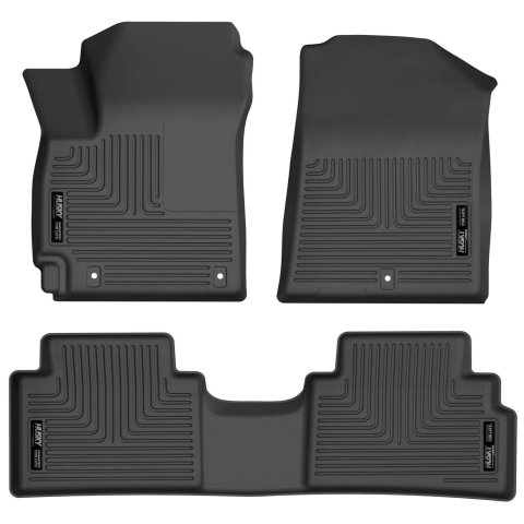 Husky Liners 20-21 Kia Soul Weatherbeater Series Front & 2nd Seat Floor Liners - Black thumbnail 2