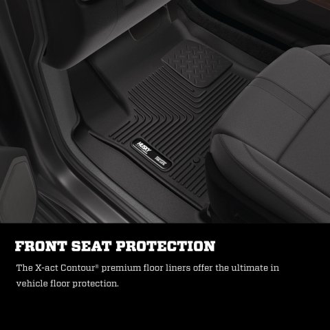 Husky Liners 15-22 Ford Mustang X-act Contour Series Front Floor Liners - Black thumbnail 7