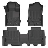 Husky Liners 2021 Ford Bronco 4 Door Weatherbeater Front & 2nd Seat Floor Liners - Black thumbnail 3