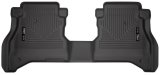 Husky Liners 20-21 Jeep Gladiator Crew Cab WeatherBeater 2nd Seat Black Floor Liners thumbnail 1