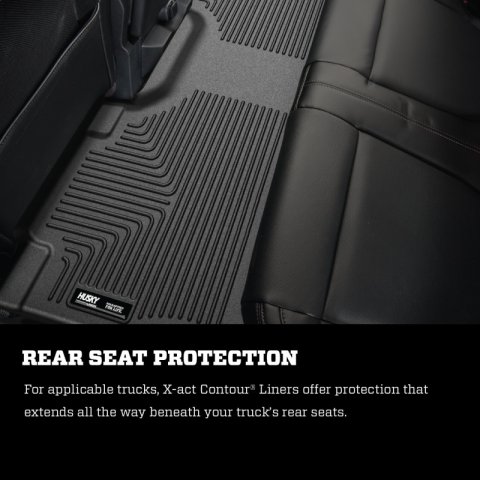 Husky Liners 19-21 GM Silverado/Sierra 1500/2500HD/3500HD X-Act Contour Front Floor Liners thumbnail 7