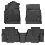 Husky Liners 12-22 Toyota Sequoia Weatherbeater Front & 2nd Seat Floor Liners - Black thumbnail 2