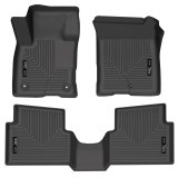 Husky Liners 2022 Ford Maverick(No Fit Hybrid) Weatherbeater Front & 2nd Seat Floor Liners - Black thumbnail 2