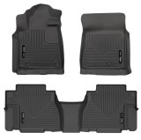 Husky Liners 08-11 Toyota Sequoia WeatherBeater Front & 2nd Seat Floor Liners (Black) thumbnail 1