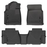 Husky Liners 08-11 Toyota Sequoia WeatherBeater Front & 2nd Seat Floor Liners (Black) thumbnail 2