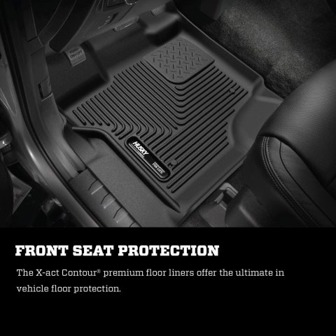 Husky Liners 13-18 Ford C-Max / 13-19 Ford Escape X-act Contour Series Front Floor Liners - Black thumbnail 1