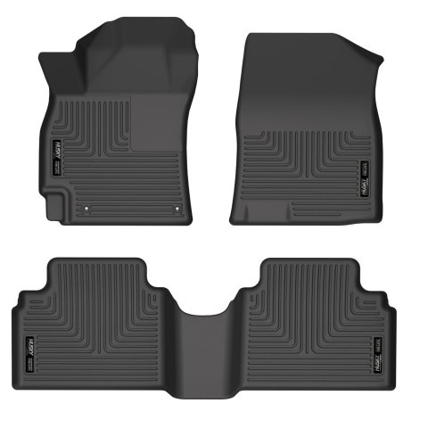 Husky Liners 21-23 Hyundai Elantra WeatherBeater Front & 2nd Seat Floor Liners - Black thumbnail 1