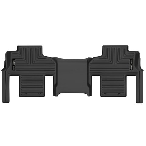 Husky Liners 2022 Jeep Grand Wagoneer w/2nd Row Bucket X-Act Contour Floor Liners (2nd Seat) - Black thumbnail 1