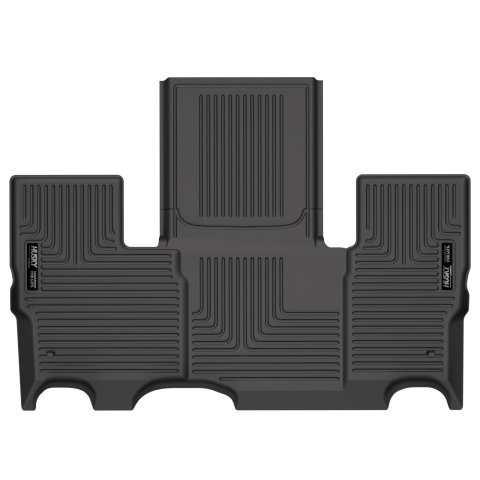 Husky Liners 2022 Jeep Grand Wagoneer WeatherBeater 2nd Seat Black Floor Liners thumbnail 1
