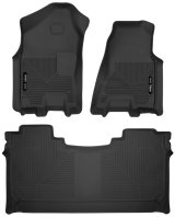 Husky Liners 19-22 Dodge Ram 1500 Crew Cab X-Act Contour Front & Second Seat Floor Liners - Black thumbnail 3